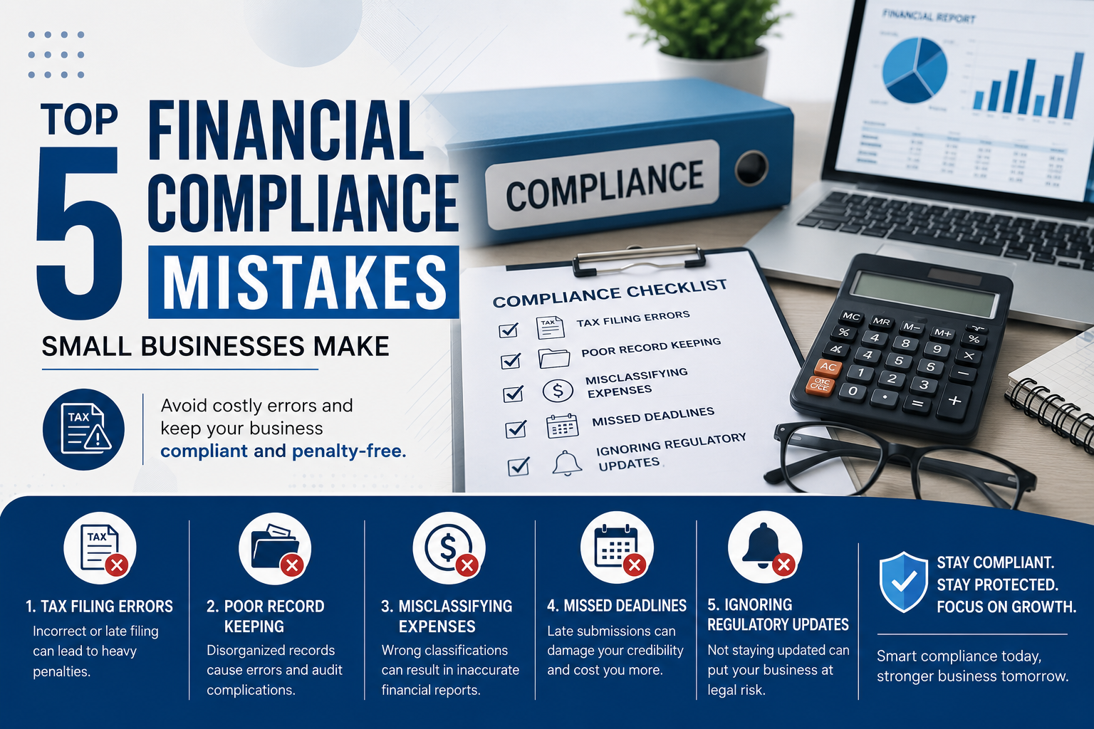 Top 5 Financial Compliance Mistakes Small Businesses Make